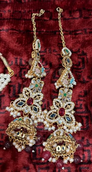 Long Kundan Earrings